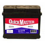 Аккумулятор автомобильный QUICK MASTER E 6СТ-55 L (R)-(0) 440A 242*175*190 для minelli